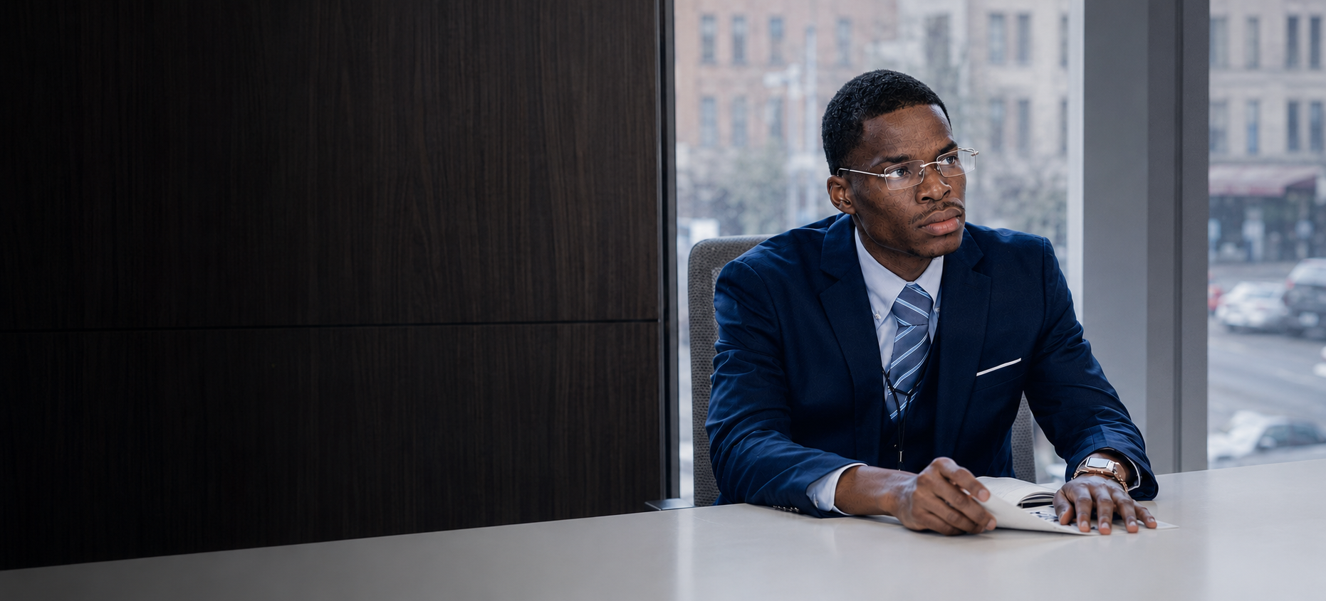 Lucius Nwakamma in a business setting